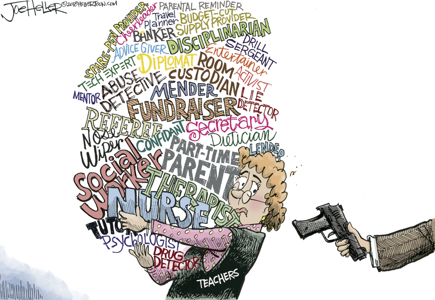 Arming Teachers by Joe Heller